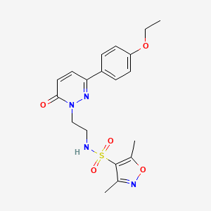 N-(2-(3-(4-ethoxyphenyl)-6-oxopyridazin-1(6H)-yl)ethyl)-3,5-dimethylisoxazole-4-sulfonamide