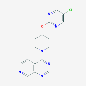 4-[4-(5-Chloropyrimidin-2-yl)oxypiperidin-1-yl]pyrido[3,4-d]pyrimidine