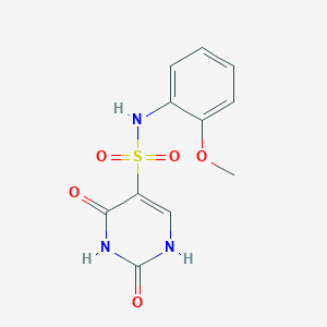 2-hydroxy-N-(2-methoxyphenyl)-6-oxo-1,6-dihydropyrimidine-5-sulfonamide