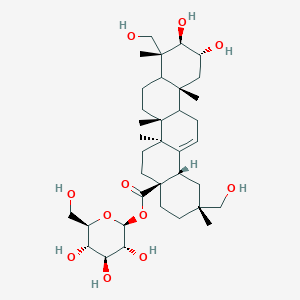 molecular formula C36H58O11 B2781449 quadranoside III 