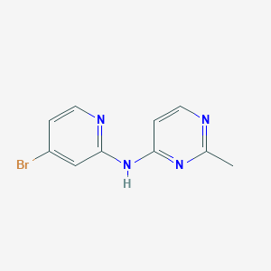 molecular formula C10H9BrN4 B2781464 N-(4-bromopyridin-2-yl)-2-methylpyrimidin-4-amine CAS No. 2411639-42-2