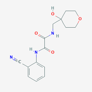 N1-(2-cyanophenyl)-N2-((4-hydroxytetrahydro-2H-pyran-4-yl)methyl)oxalamide