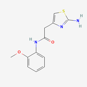 2-(2-Amino-thiazol-4-yl)-N-(2-methoxy-phenyl)-acetamide