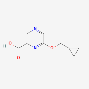 6-(Cyclopropylmethoxy)pyrazine-2-carboxylic acid