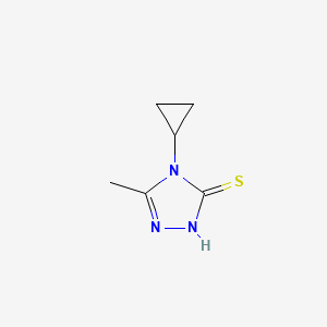 4-cyclopropyl-5-methyl-4H-1,2,4-triazole-3-thiol