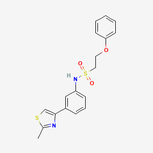N-(3-(2-methylthiazol-4-yl)phenyl)-2-phenoxyethanesulfonamide