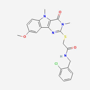 2-{4-[(2,5-difluorophenyl)sulfonyl]piperazin-1-yl}-N-[5-(3-methylphenyl)-1,3,4-thiadiazol-2-yl]acetamide