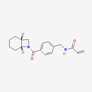 N-[[4-[(1R,6R)-7-Azabicyclo[4.2.0]octane-7-carbonyl]phenyl]methyl]prop-2-enamide