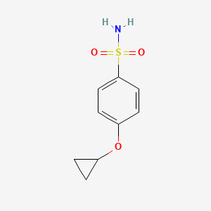 molecular formula C9H11NO3S B2781587 4-Cyclopropoxybenzene-1-sulfonamide CAS No. 1243374-49-3