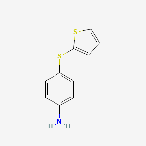 B2781588 4-(Thien-2-ylthio)aniline CAS No. 649665-46-3