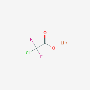 molecular formula C2ClF2LiO2 B027816 Chlorodifluoroacetic acid, lithium salt CAS No. 19740-19-3