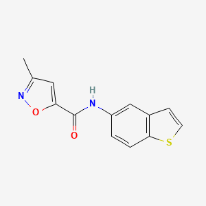 N-(benzo[b]thiophen-5-yl)-3-methylisoxazole-5-carboxamide
