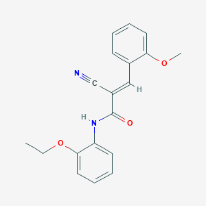 (2E)-2-cyano-N-(2-ethoxyphenyl)-3-(2-methoxyphenyl)acrylamide