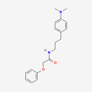 N-{3-[4-(dimethylamino)phenyl]propyl}-2-phenoxyacetamide