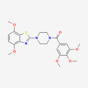 (4-(4,7-Dimethoxybenzo[d]thiazol-2-yl)piperazin-1-yl)(3,4,5-trimethoxyphenyl)methanone