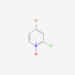 4-bromo-2-chloropyridine N-oxide