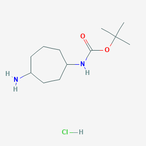Tert-butyl N-(4-aminocycloheptyl)carbamate;hydrochloride