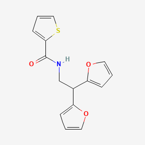 N-(2,2-di(furan-2-yl)ethyl)thiophene-2-carboxamide