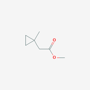 molecular formula C7H12O2 B2781701 Methyl 2-(1-methylcyclopropyl)acetate CAS No. 56406-01-0