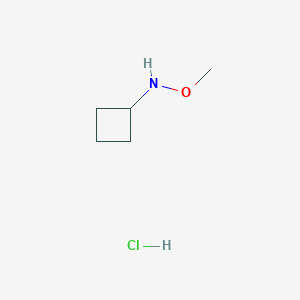 molecular formula C5H12ClNO B2781720 N-Methoxycyclobutanamine;hydrochloride CAS No. 2361634-91-3