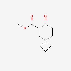 molecular formula C11H16O3 B2781733 Methyl 7-oxospiro[3.5]nonane-8-carboxylate CAS No. 2243520-58-1