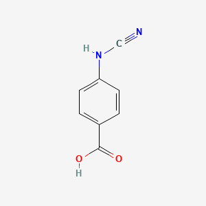 molecular formula C8H6N2O2 B2781747 4-(Cyanoamino)benzoic acid CAS No. 61700-58-1