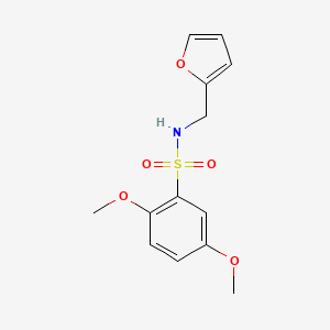 N-(furan-2-ylmethyl)-2,5-dimethoxybenzenesulfonamide