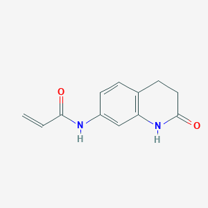 N-(2-Oxo-3,4-dihydro-1H-quinolin-7-yl)prop-2-enamide
