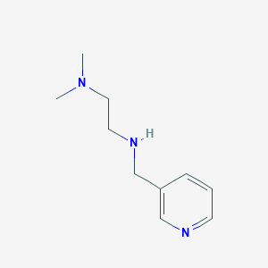 molecular formula C10H17N3 B2781787 N,N-Dimethyl-N'-pyridin-3-ylmethyl-ethane-1,2-diamine CAS No. 136469-77-7