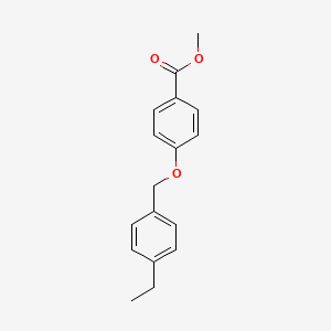 molecular formula C17H18O3 B2781810 Methyl 4-[(4-ethylphenyl)methoxy]benzoate CAS No. 400736-66-5