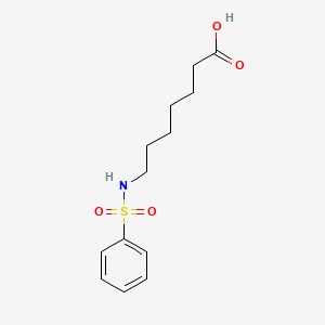 7-[(Phenylsulfonyl)amino]heptanoic acid