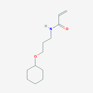 molecular formula C12H21NO2 B2781879 N-(3-cyclohexyloxypropyl)prop-2-enamide CAS No. 1251392-94-5