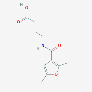 B2781952 4-[(2,5-Dimethyl-furan-3-carbonyl)-amino]-butyric acid CAS No. 335393-89-0