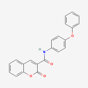 B2781969 2-oxo-N-(4-phenoxyphenyl)-2H-chromene-3-carboxamide CAS No. 380622-46-8