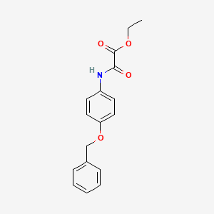 molecular formula C17H17NO4 B2782153 Ethyl {[4-(benzyloxy)phenyl]amino}(oxo)acetate CAS No. 24451-08-9