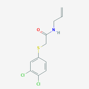 molecular formula C11H11Cl2NOS B2782165 N-allyl-2-[(3,4-dichlorophenyl)sulfanyl]acetamide CAS No. 339097-58-4