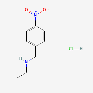 molecular formula C9H13ClN2O2 B2782224 N-(4-Nitrobenzyl)ethanamine HCl CAS No. 1158452-11-9