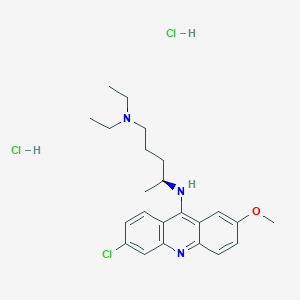 molecular formula C23H32Cl3N3O B2782251 d-Atabrine dihydrochloride 