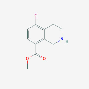 Methyl 5-fluoro-1,2,3,4-tetrahydroisoquinoline-8-carboxylate