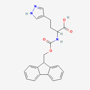 2-(9H-Fluoren-9-ylmethoxycarbonylamino)-4-(1H-pyrazol-4-yl)butanoic acid