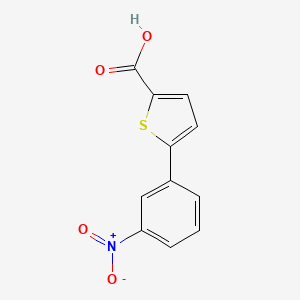 molecular formula C11H7NO4S B2782367 5-(3-Nitrophenyl)thiophene-2-carboxylic acid CAS No. 341015-21-2