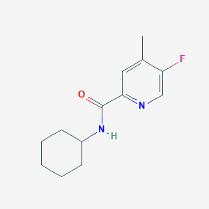 N-Cyclohexyl-5-fluoro-4-methylpyridine-2-carboxamide