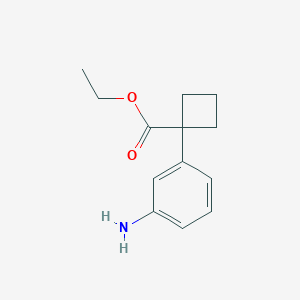 Ethyl 1-(3-aminophenyl)cyclobutane-1-carboxylate