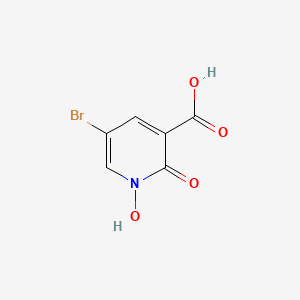5-Bromo-1-hydroxy-2-oxopyridine-3-carboxylic acid
