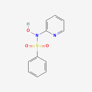 molecular formula C11H10N2O3S B2782501 N-Hydroxy-N-(pyridin-2-yl)benzenesulfonamide CAS No. 72805-14-2