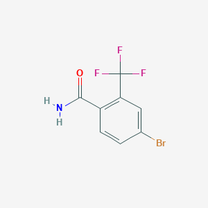 B2782503 4-Bromo-2-(trifluoromethyl)benzamide CAS No. 123524-61-8