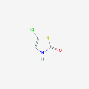 molecular formula C3H2ClNOS B2782591 5-Chloro-2,3-dihydro-1,3-thiazol-2-one CAS No. 1289062-73-2