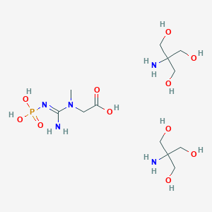 molecular formula C12H32N5O11P B027826 磷酸肌酸二(三)盐 CAS No. 108321-17-1