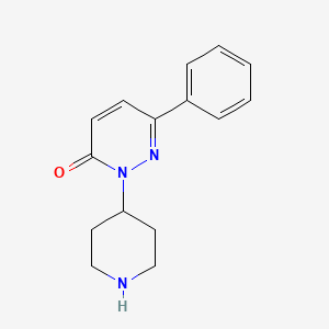 B2782714 6-Phenyl-2-(piperidin-4-YL)pyridazin-3(2H)-one CAS No. 246262-38-4