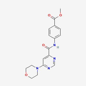 Methyl 4-(6-morpholinopyrimidine-4-carboxamido)benzoate